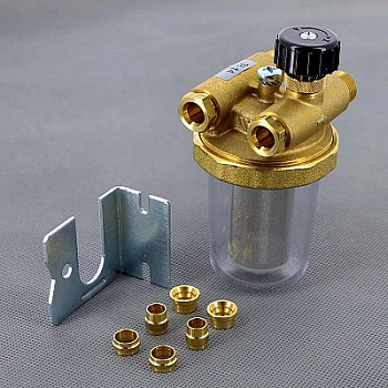 Фильтр топливный WATTS 10001930 двухканальный RG N 3/8" с фильтрующим патроном из нержавеющей стали