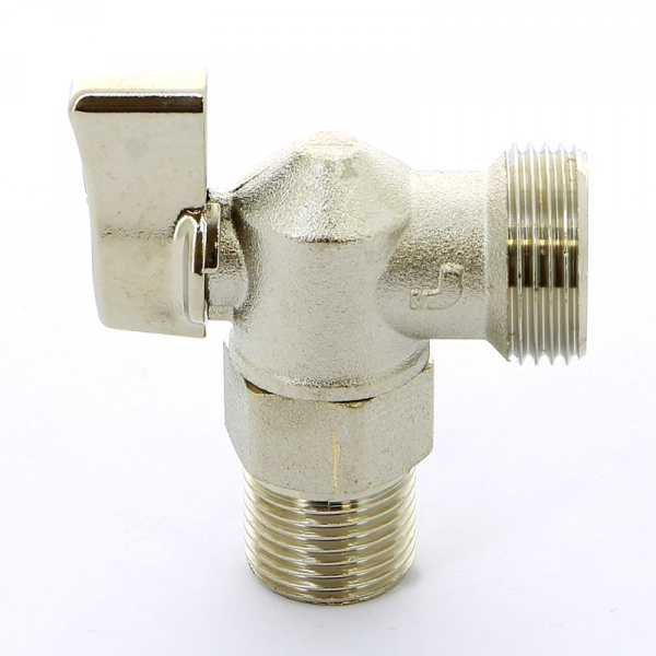 392 1/2"х3/4" угловой НН Кран-мини 1/2"х3/4" угловой Н-Н