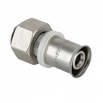 Пресс-соединитель «конус» для металлополим. труб 16 (2,0) x 1/2"K Valtec 