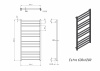 Полотенцесушитель электрический Grota Estro 630x1200 белый