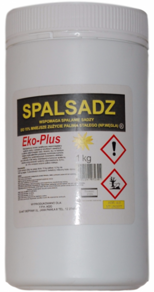 Очиститель дымохода от сажи SPALSADZ в банке 1 кг.