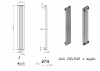Полотенцесушитель водяной Grota Quill 290x1200 черный