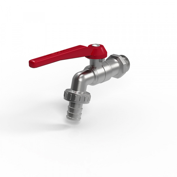 Кран шаровый Royal Thermo OPTIMAL сливной с латунным штуцером 1/2"