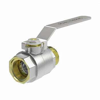 Кран шаровый Royal Thermo EXPERT 1", НВ, стальной рычаг
