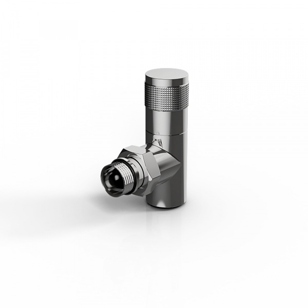 Вентиль ручной регулировки угловой Royal Thermo PIANO, 1/2", хром