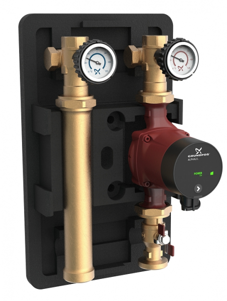 Насосная группа Grundfos HEATMIX D 25 ALPHA 2 L 40 арт. 99309071