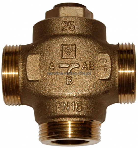 Трехходовой смесительный клапан HERZ Teplomix 60°C DN25 1 1/4"