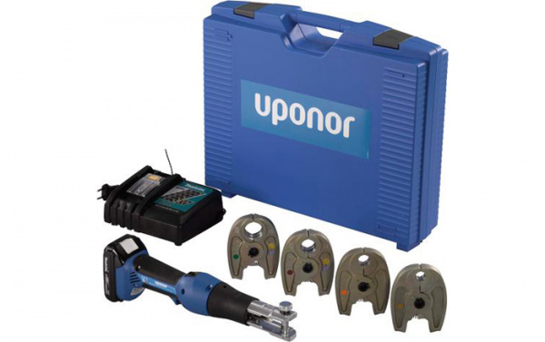 Uponor S-Press аккумуляторный инструмент Mini2 с клещами KSP0 16/20/25/32