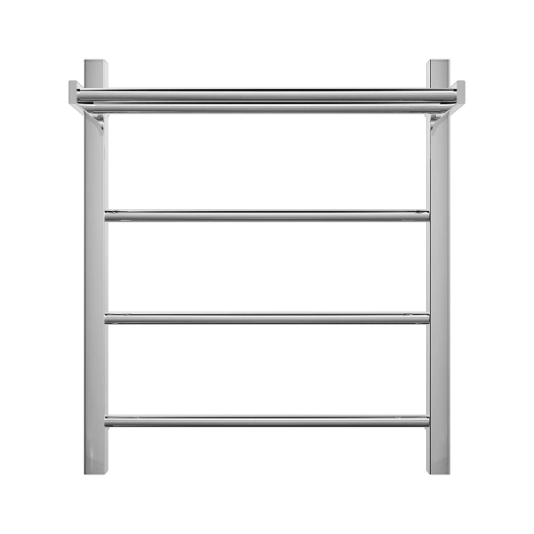 Полотенцесушитель электрический Grota Simple P с полкой 530x600 хром глянцевый
