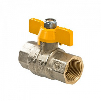 Кран шаровой для газа TOP-GAS с рукояткой "бабочка",ВР-ВР,1/2”