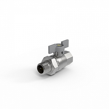 Кран шаровый Royal Thermo EXPERT 3/4", ВН, накидная гайка,бабочка