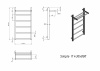 Полотенцесушитель электрический Grota Simple P с полкой 430x800 хром матовый
