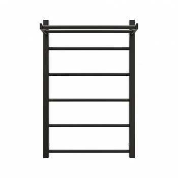 Полотенцесушитель водяной Grota Simple P с полкой 530x800 черный
