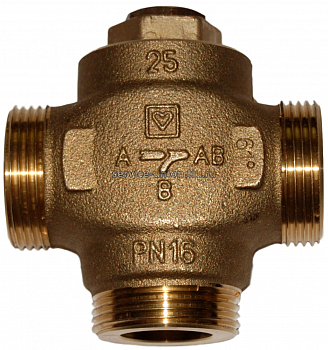 Трехходовой смесительный клапан HERZ Teplomix 60°C DN32 1 1/2"