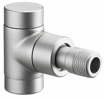 Oventrop Combi E 1166042 вентиль на обр. подводку Ду15, 1/2", PN10, угловой, никелир.