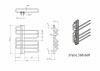 Полотенцесушитель водяной Grota Stelle 500x600/l черный