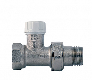 296 1/2" ЗП (993) Вентиль радиаторный 1/2" на обрат. подводку, прямой, ВР-НГ