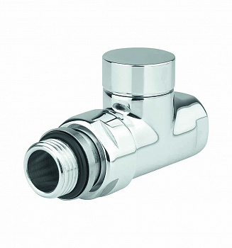 Вентиль нижний прямой Сarlo Poletti 1/2" Cilinder - хром